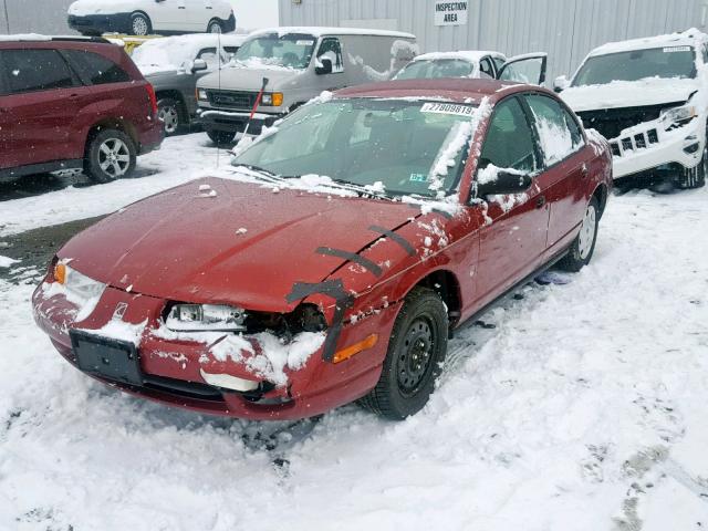 1G8ZH5284YZ106811 - 2000 SATURN SL1 RED photo 2