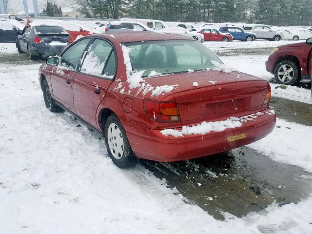 1G8ZH5284YZ106811 - 2000 SATURN SL1 RED photo 3