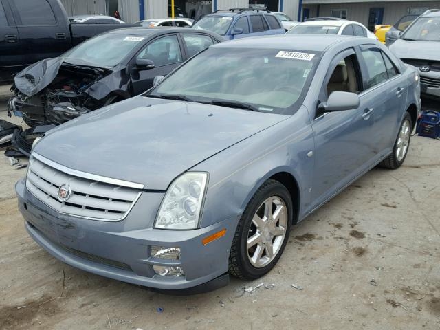 1G6DW677270169780 - 2007 CADILLAC STS BLUE photo 2