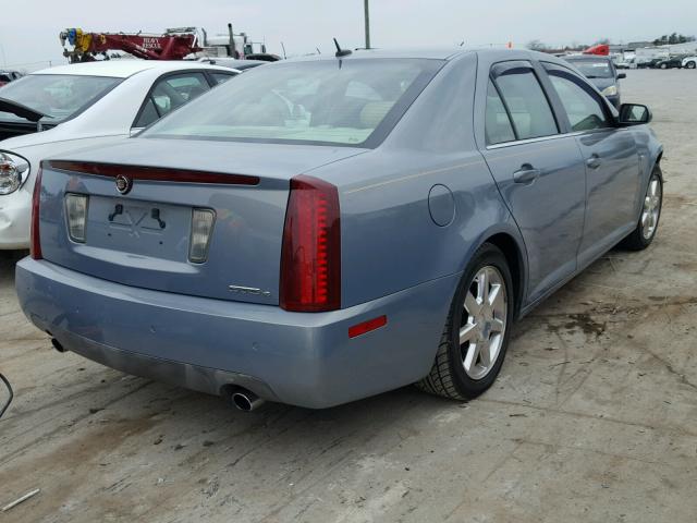 1G6DW677270169780 - 2007 CADILLAC STS BLUE photo 4