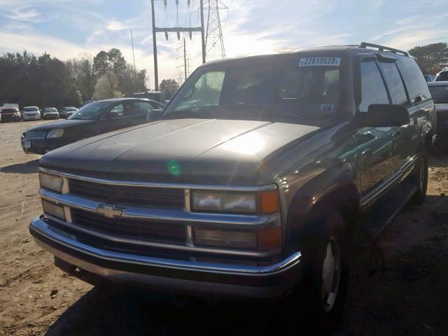 1GNFK16R7XJ380918 - 1999 CHEVROLET SUBURBAN K GRAY photo 2