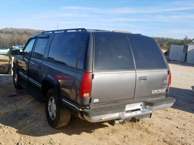 1GNFK16R7XJ380918 - 1999 CHEVROLET SUBURBAN K GRAY photo 3