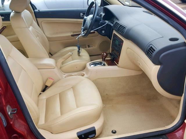 WVWTH63B63P115185 - 2003 VOLKSWAGEN PASSAT GLX 勃艮第红 照片 5