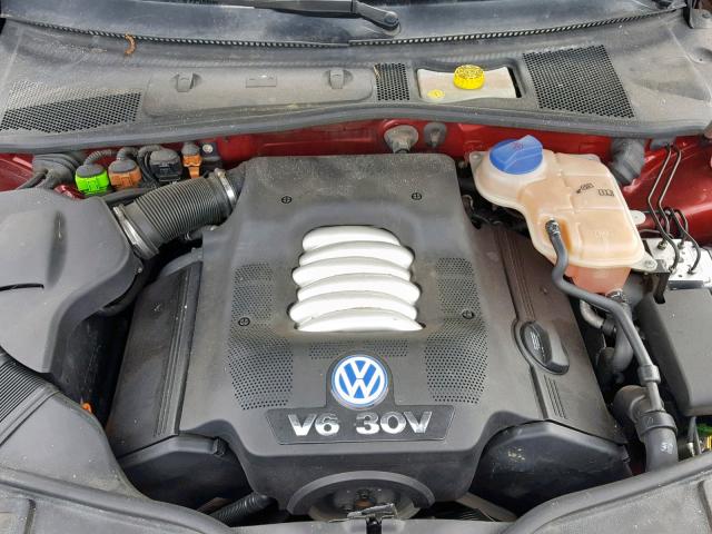 WVWTH63B63P115185 - 2003 VOLKSWAGEN PASSAT GLX 勃艮第红 照片 7