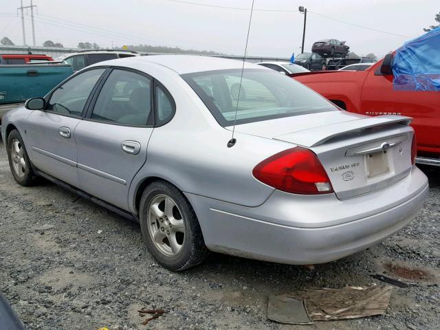 1FAFP55272A204455 - 2002 FORD TAURUS SES SILVER photo 3