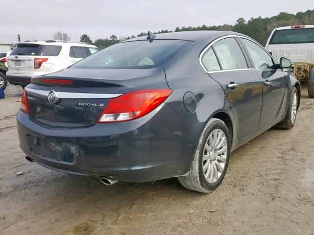 2G4GS5EV8D9176537 - 2013 BUICK REGAL PREM GRAY photo 4