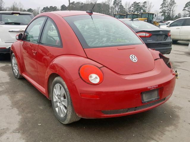 3VWRW3AG7AM017019 - 2010 VOLKSWAGEN NEW BEETLE Rot Foto 3