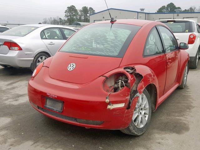 3VWRW3AG7AM017019 - 2010 VOLKSWAGEN NEW BEETLE Rot Foto 4