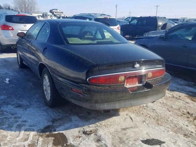 1G4GD2211S4728812 - 1995 BUICK RIVIERA BLACK photo 3