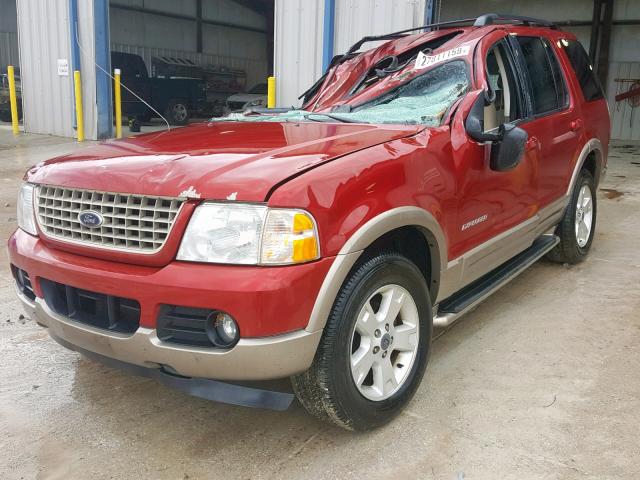 1FMZU64K94ZA05382 - 2004 FORD EXPLORER E RED photo 2