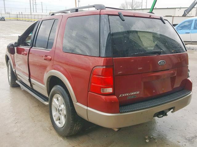 1FMZU64K94ZA05382 - 2004 FORD EXPLORER E RED photo 3