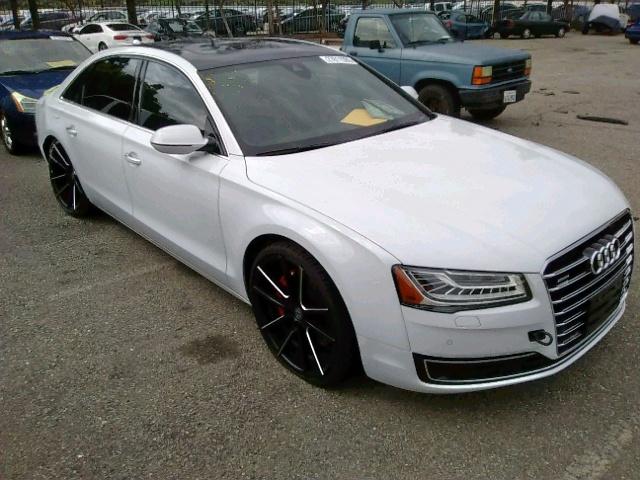 WAU3GAFD3FN036377 - 2015 AUDI A8 L QUATT WHITE photo 1