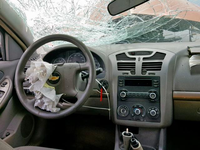 1G1ZS51F46F106578 - 2006 CHEVROLET MALIBU LS ORANGE photo 9