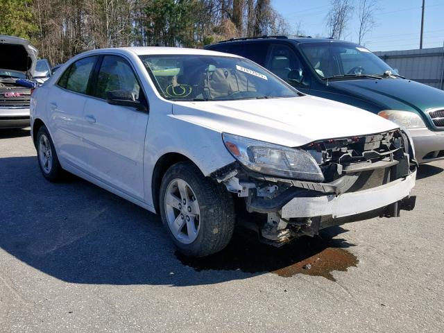 1G11B5SL0FU150638 - 2015 CHEVROLET MALIBU LS WHITE photo 1