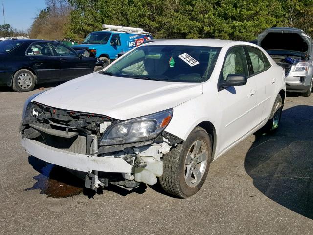 1G11B5SL0FU150638 - 2015 CHEVROLET MALIBU LS WHITE photo 2