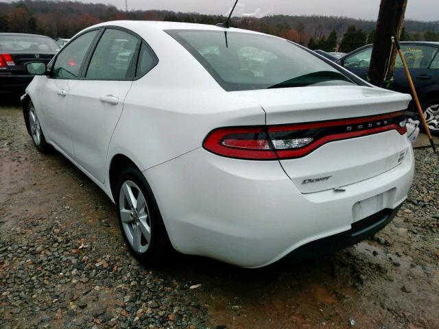 1C3CDFBA2GD623153 - 2016 DODGE DART SXT WHITE photo 3