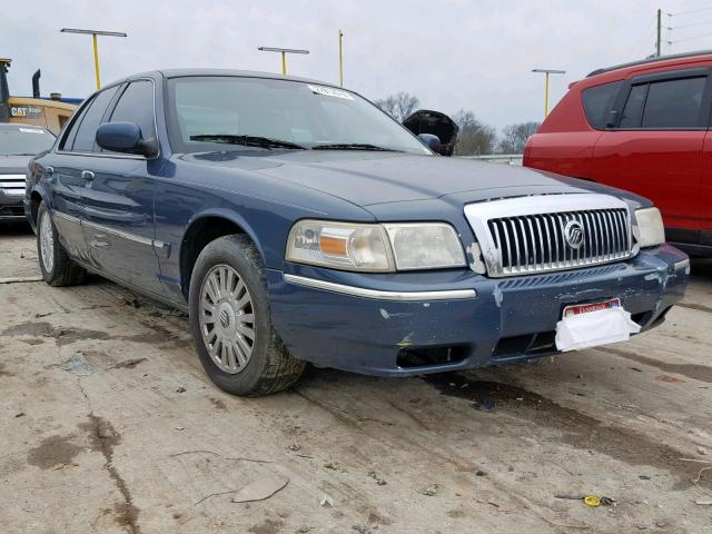 2MEFM75V68X601372 - 2008 MERCURY GRAND MARQ BLUE photo 1