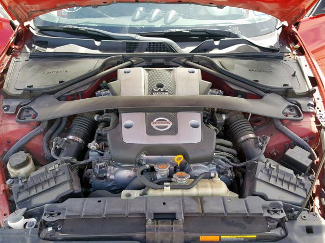 JN1AZ4EH1EM632458 - 2014 NISSAN 370Z BASE RED photo 7