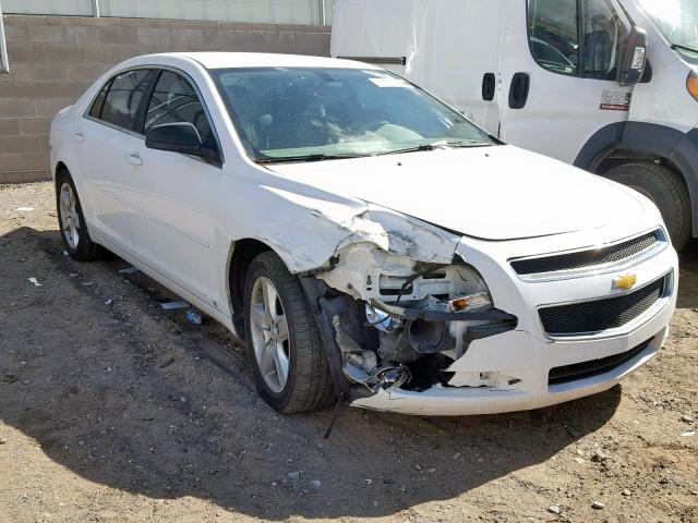 1G1ZG57B494122544 - 2009 CHEVROLET MALIBU LS WHITE photo 1