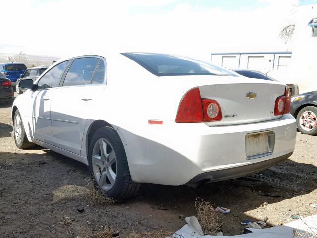 1G1ZG57B494122544 - 2009 CHEVROLET MALIBU LS WHITE photo 3