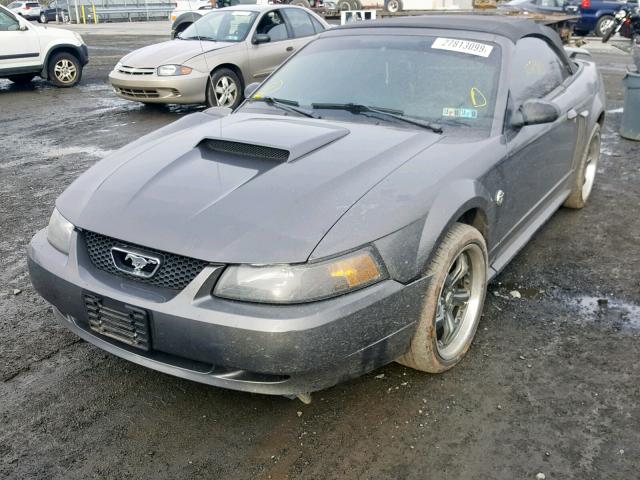 1FAFP45XX4F221875 - 2004 FORD MUSTANG GT GRAY photo 2