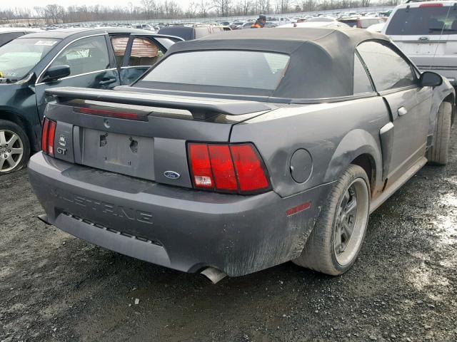 1FAFP45XX4F221875 - 2004 FORD MUSTANG GT GRAY photo 4