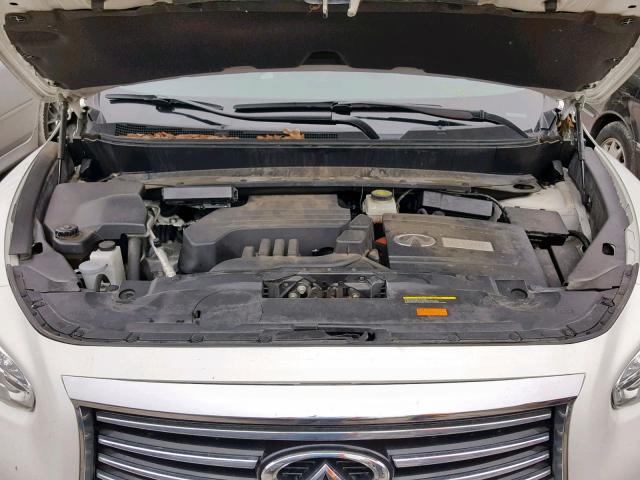 5N1CL0MN0EC530822 - 2014 INFINITI QX60 HYBRI WHITE photo 7