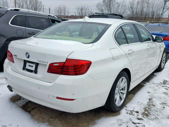 WBA5A7C58FD624355 - 2015 BMW 528 XI WHITE photo 4