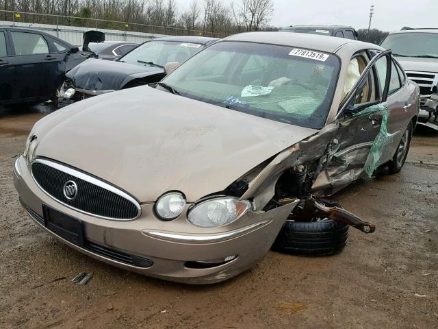 2G4WD582X71156235 - 2007 BUICK LACROSSE C GOLD photo 2