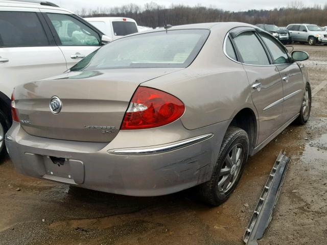 2G4WD582X71156235 - 2007 BUICK LACROSSE C GOLD photo 4