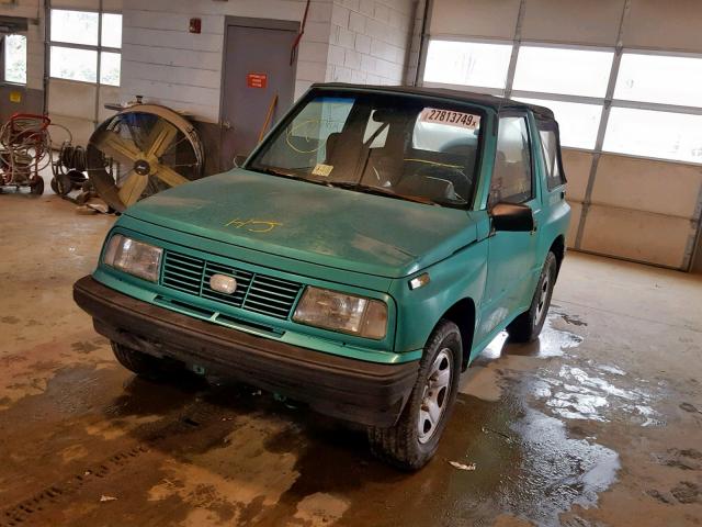 2CNBE18U6S6927419 - 1995 GEO TRACKER GREEN photo 2