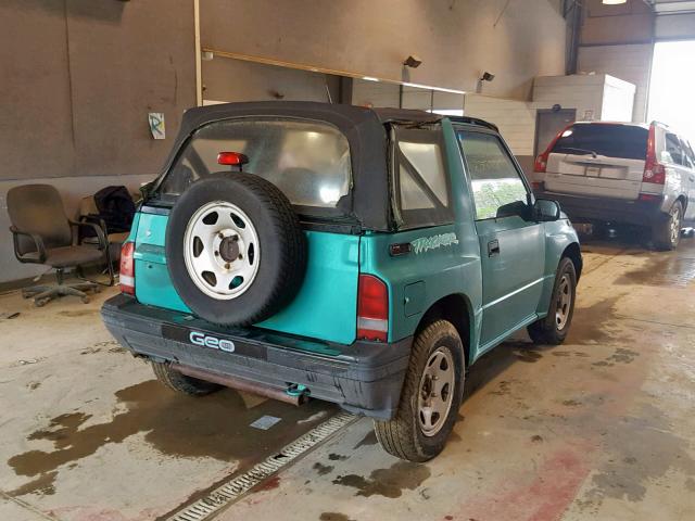 2CNBE18U6S6927419 - 1995 GEO TRACKER GREEN photo 4