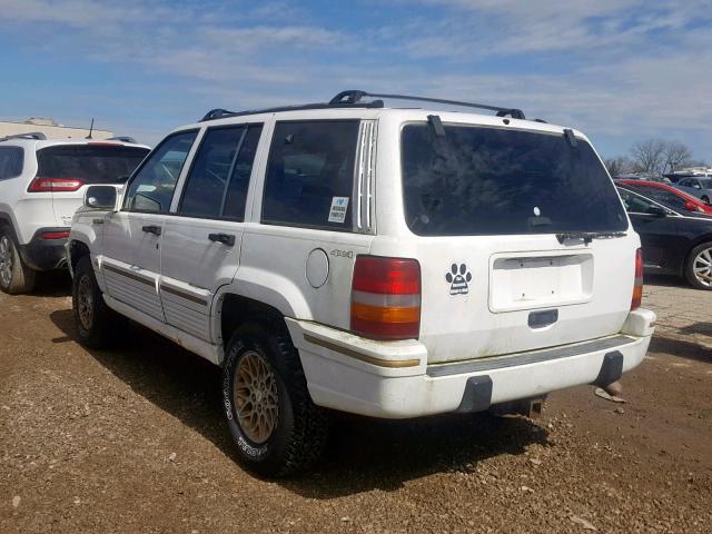 1J4GZ78Y3SC642120 - 1995 JEEP GRAND CHER WHITE photo 3