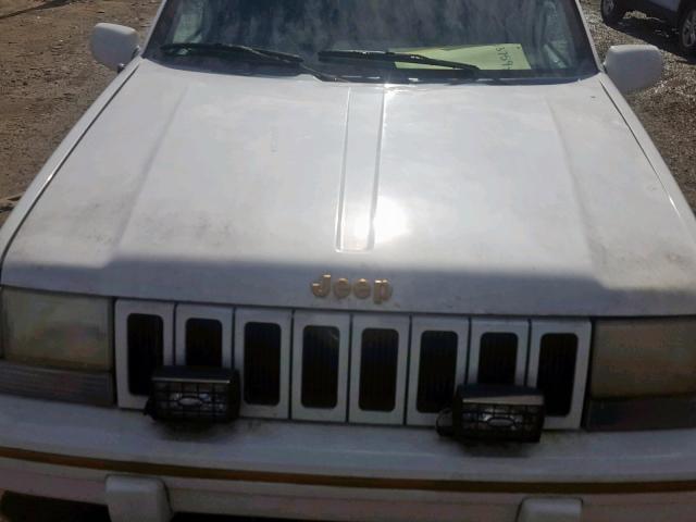 1J4GZ78Y3SC642120 - 1995 JEEP GRAND CHER WHITE photo 7