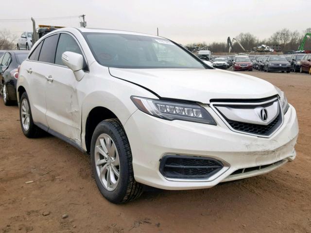 5J8TB4H50JL009720 - 2018 ACURA RDX TECHNO WHITE photo 1