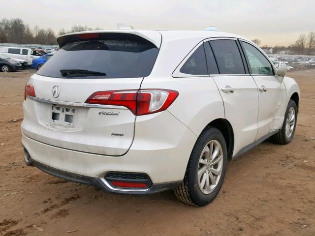 5J8TB4H50JL009720 - 2018 ACURA RDX TECHNO WHITE photo 4