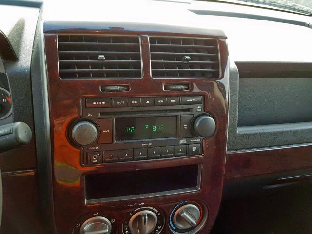 1J8FF47W77D131710 - 2007 JEEP COMPASS RED photo 9