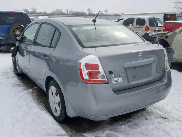 3N1AB61E47L632723 - 2007 NISSAN SENTRA 2.0 GRAY photo 3