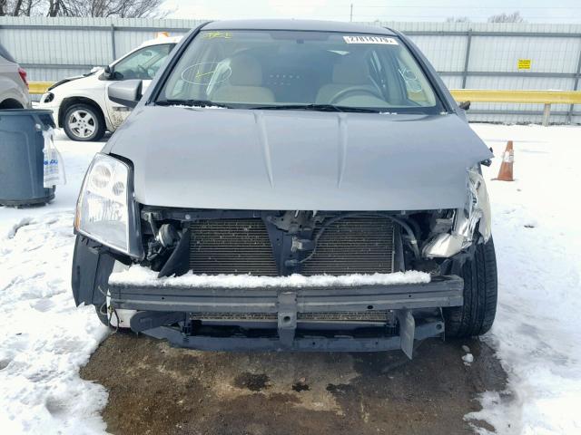 3N1AB61E47L632723 - 2007 NISSAN SENTRA 2.0 GRAY photo 9