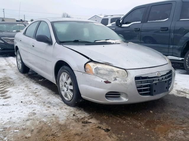 1C3EL46X54N201432 - 2004 CHRYSLER SEBRING LX SILVER photo 1