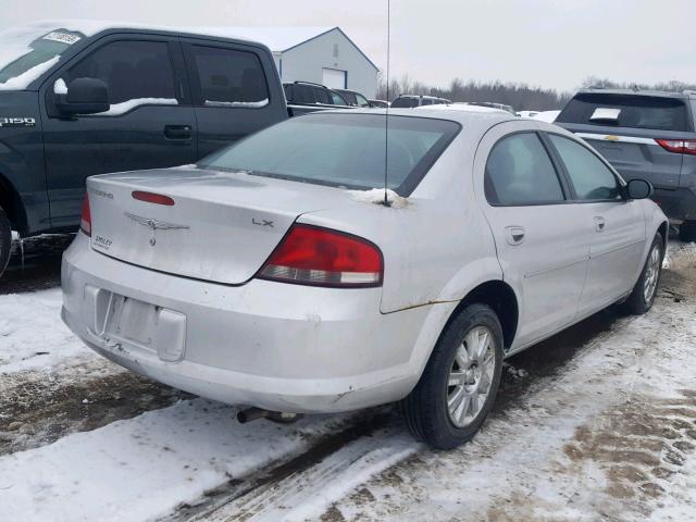 1C3EL46X54N201432 - 2004 CHRYSLER SEBRING LX SILVER photo 4