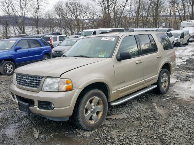 1FMDU75W05UA44877 - 2005 FORD EXPLORER L CREAM photo 2