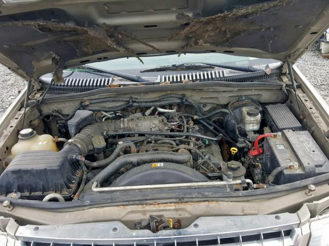 1FMDU75W05UA44877 - 2005 FORD EXPLORER L CREAM photo 7