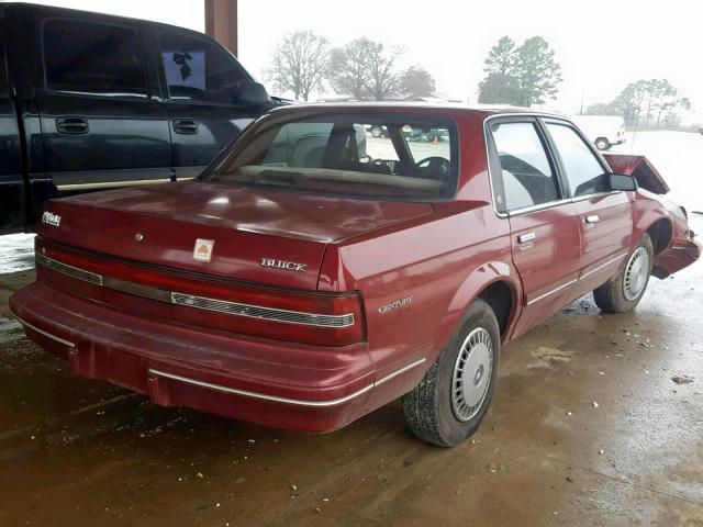 1G4AG55M0S6511406 - 1995 BUICK CENTURY SP MAROON photo 4