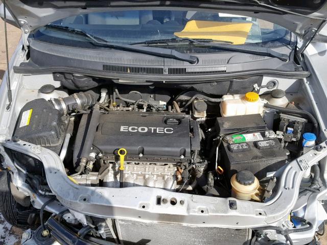 KL1TD5DE2BB217214 - 2011 CHEVROLET AVEO LS SILVER photo 7