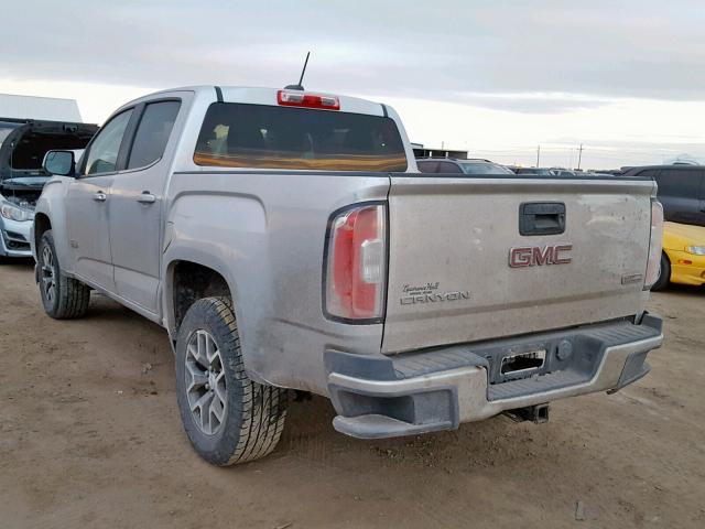 1GTG6BE30F1164394 - 2015 GMC CANYON SLE SILVER photo 3