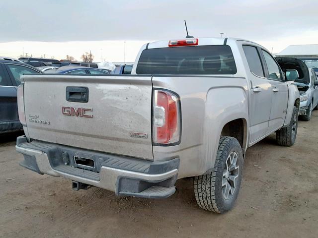 1GTG6BE30F1164394 - 2015 GMC CANYON SLE SILVER photo 4