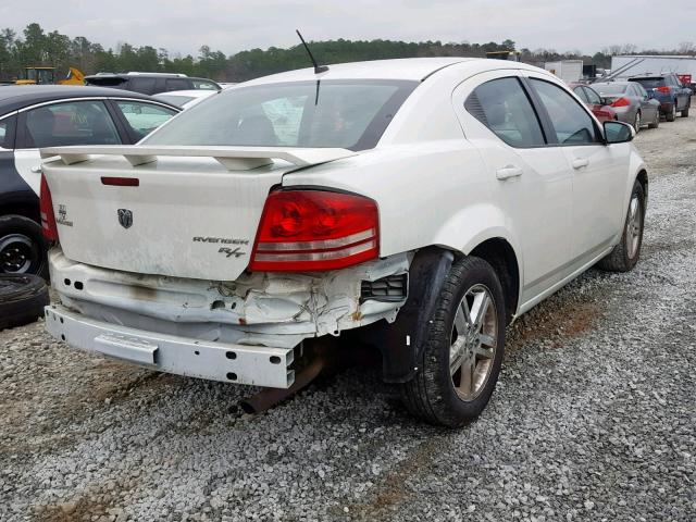 1B3CC5FB8AN222110 - 2010 DODGE AVENGER R/ WHITE photo 4