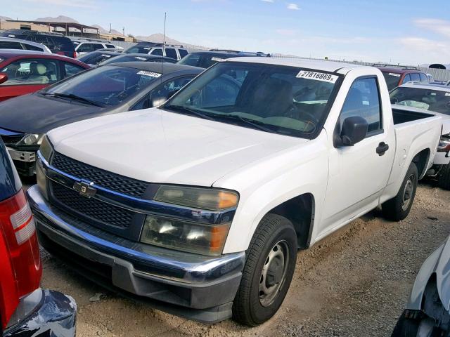 1GCCS149588220267 - 2008 CHEVROLET COLORADO WHITE photo 2