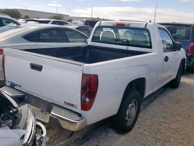 1GCCS149588220267 - 2008 CHEVROLET COLORADO WHITE photo 4